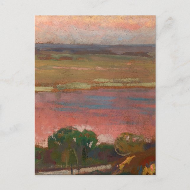 Rosa floden | Jan Stanisławski Vykort (Framsida)