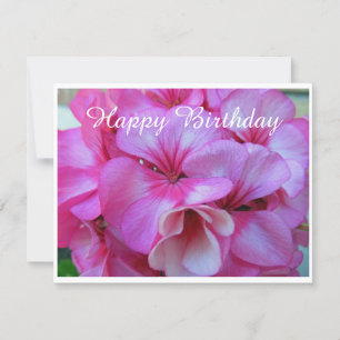 Rosa Floral Photography Birthday Card