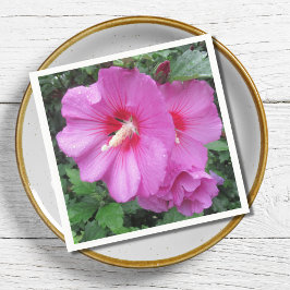 Rosa Floral Photography Pappersservett