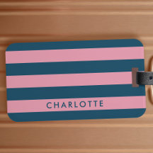 Rosa flottan Rand | Modern Trendig Preppy Namn
