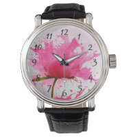 Rosa Flower Abstrakt Paint Splatter