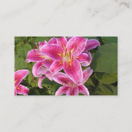 Rosa Flower-Affärskort Visitkort