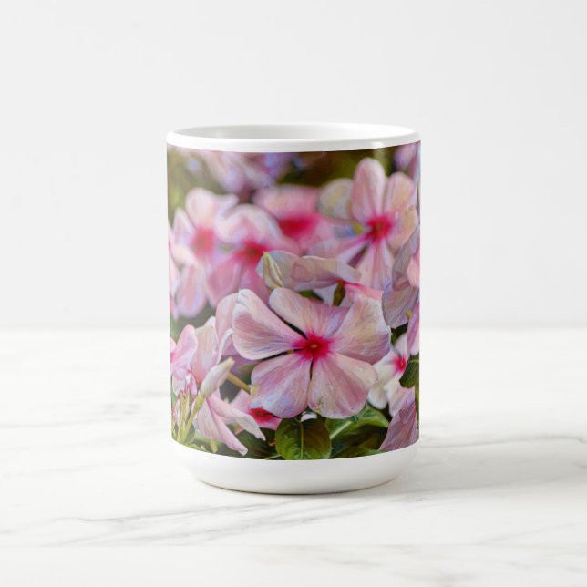 Rosa Flower Art Garden Mugg Kopp (Center)