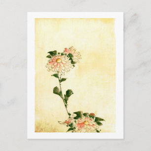 Rosa Flower Blommars, Hokusai Fine Art Vykort