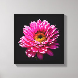 Rosa Flower Canvastryck