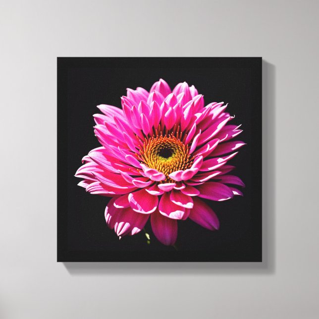 Rosa Flower Canvastryck (Framsida)