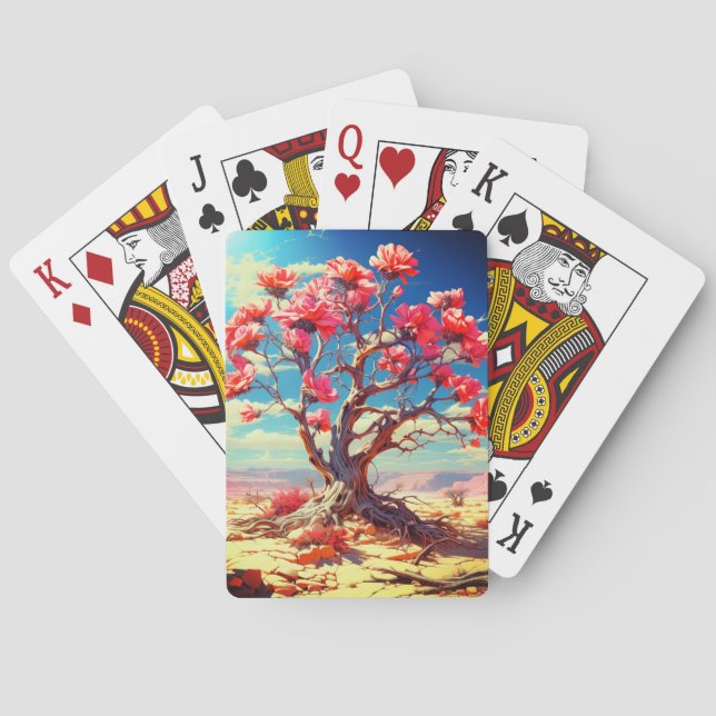 Rosa Flower Casinokort (Baksidan)