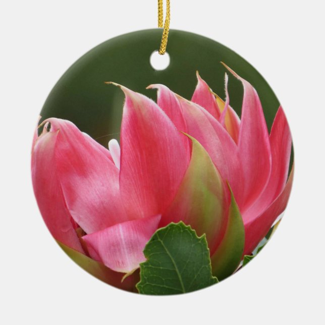 Rosa Flower Ceramic Ornament (Framsidan)