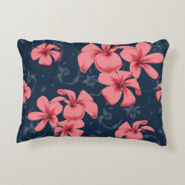 Rosa Flower Design Pilling Prydnadskudde