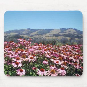 Rosa Flower Fält Mousepad Musmatta