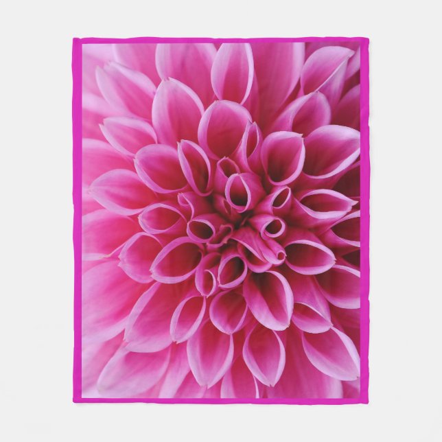 Rosa Flower Fleece Blanket Medium (Framsidan)