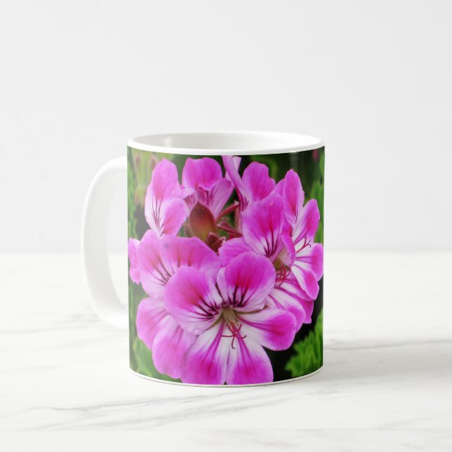 Rosa Flower - Kaffemugg (Framsida vänster)