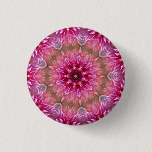 Rosa Flower Kaleidoscope Mandala-43895 Knapp