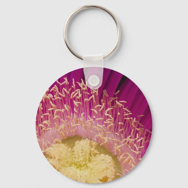 Rosa Flower Keychain Nyckelring (Framsida)