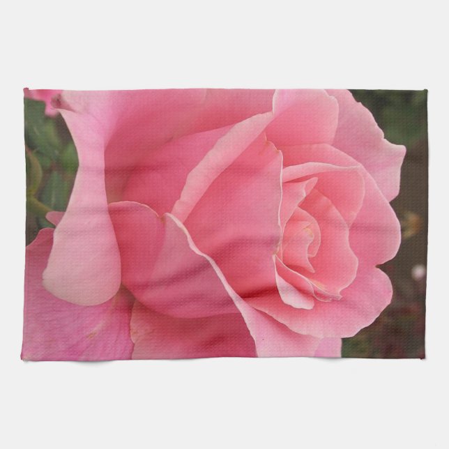 Rosa Flower Kitchen Towel Kökshandduk (Horisontell)