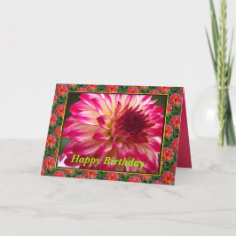 rosa Flower Kort