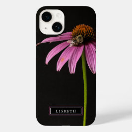 Rosa Flower och Humla iphone case