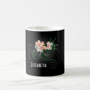 Rosa Flower Personlig Bridesmaid Gift Kaffemugg
