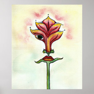 Rosa Flower Poster