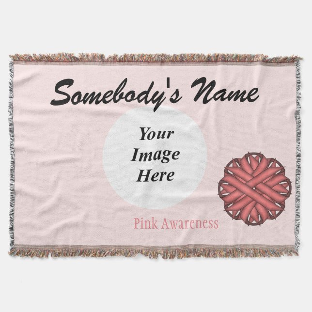 Rosa Flower Ribbon Template av Kenneth Yoncich Mysfilt (Framsidan)
