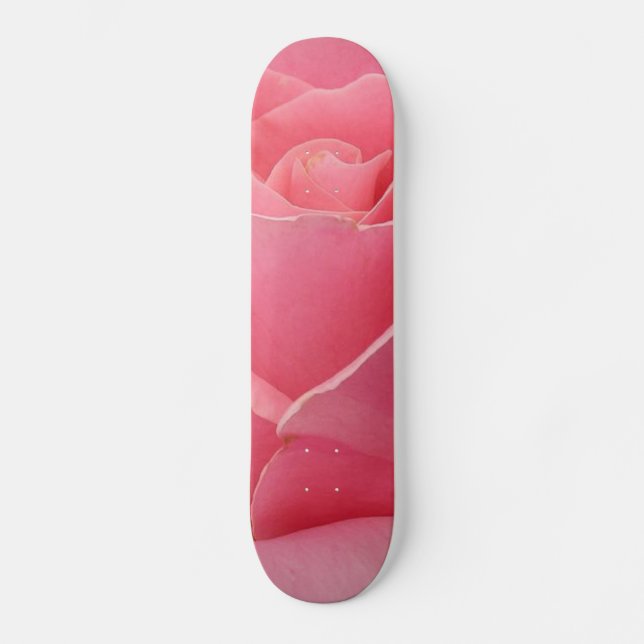 Rosa Flower Skateboard (Framsida)