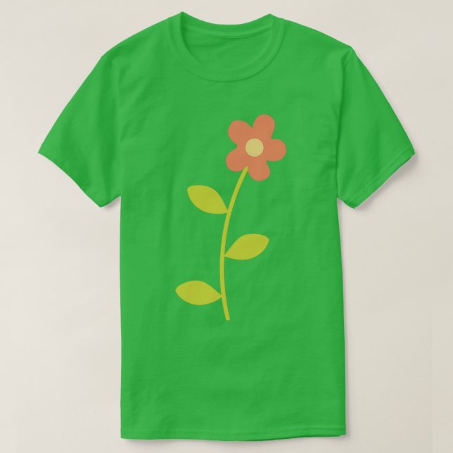 Rosa Flower T Shirt (Design framsida)