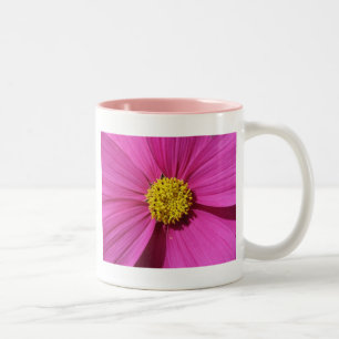 Rosa Flower Två-Tonad Mugg