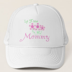 Rosa Flowers 1:a Mamma tshirts och presenter Keps