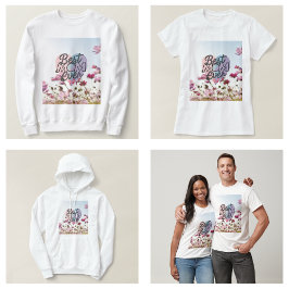 Rosa Flowers Bästa Mamma någonsin Lycklig Mors dag T Shirt