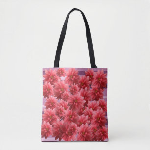 Rosa Flowers Botanical Art Tygkasse