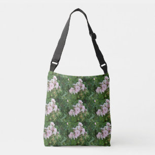 Rosa Flowers Crossbody Handbag Axelväska