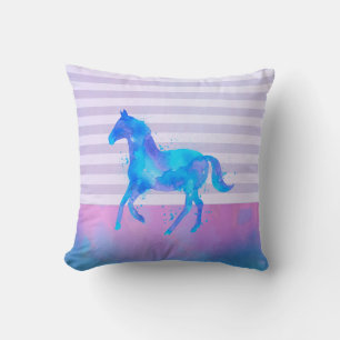 Rosa Flowers Cute Whimsical Mönster Personlig Kudde