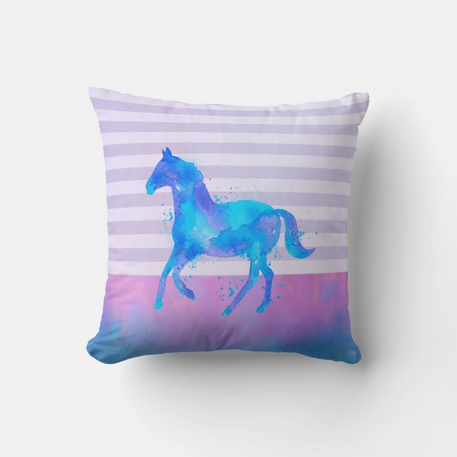 Rosa Flowers Cute Whimsical Mönster Personlig Kudde (Framsida)