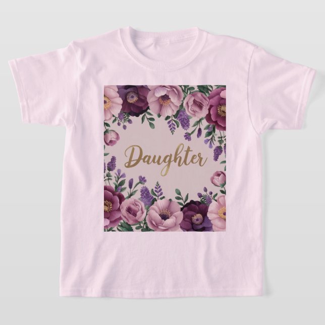Rosa Flowers Dotter T-Shirt (Laydown)