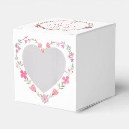 Rosa Flowers First Communion Heart Presentaskar