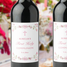 Rosa Flowers First Heliga Communion
