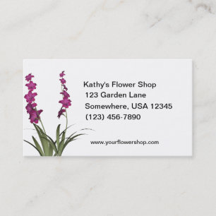 Rosa Flowers Florist Shop Visitkort