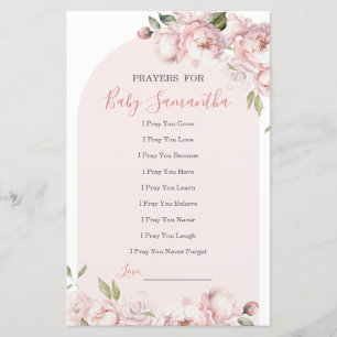 Rosa Flowers Girl Baby i Bloom Prayers for Baby