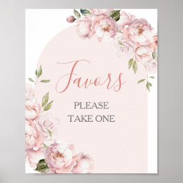 Rosa Flowers Girl Baby Shower Baby i bloomfavorite Poster