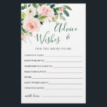 Rosa Flowers Grey Advice & Önskemål Card<br><div class="desc">Rosa Flowers Grey Advice & Önskemål Card. Anpassa med brudens namn och duschdatum. Klicka på länken "anpassa ytterligare" för ytterligare anpassning. Kontakta mig om du behöver hjälp.</div>