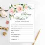 Rosa Flowers Grey Advice & Önskemål Card<br><div class="desc">Rosa Flowers Grey Advice & Önskemål Card. Anpassa med brudens namn och duschdatum. Klicka på länken "anpassa ytterligare" för ytterligare anpassning. Kontakta mig om du behöver hjälp.</div>