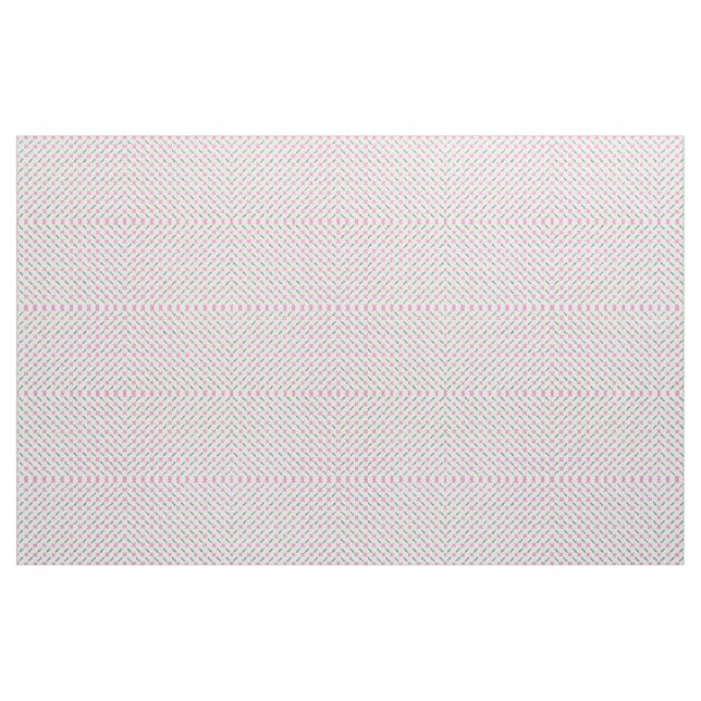 Rosa Flowers Grönt Löv Anpassningsbar Fabric Tyg (Fat Quarter)