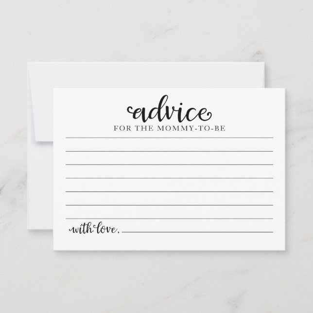 Rosa Flowers Halloween Baby Shower Advice-kort Inbjudningar (Framsida)