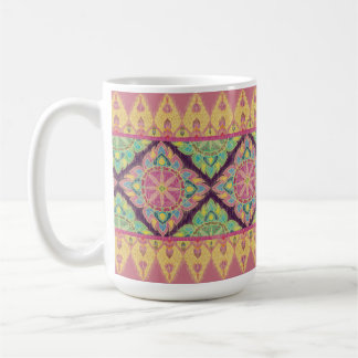 Rosa Flowers i Garden Kaffemugg