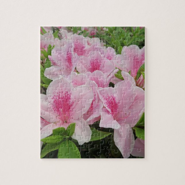 rosa Flowers,japanskt,asian,chinese,mode,greeti Pussel (Vertikal)