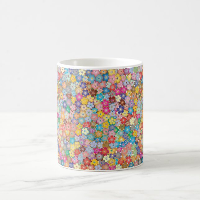 Rosa Flowers Kaffemugg (Center)