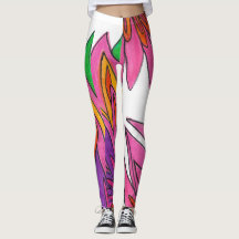 Rosa Flowers Leggings