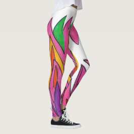 Rosa Flowers Leggings