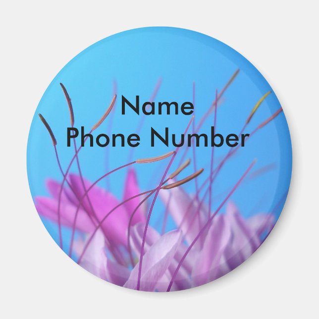 Rosa Flowers Magnet (Framsidan)