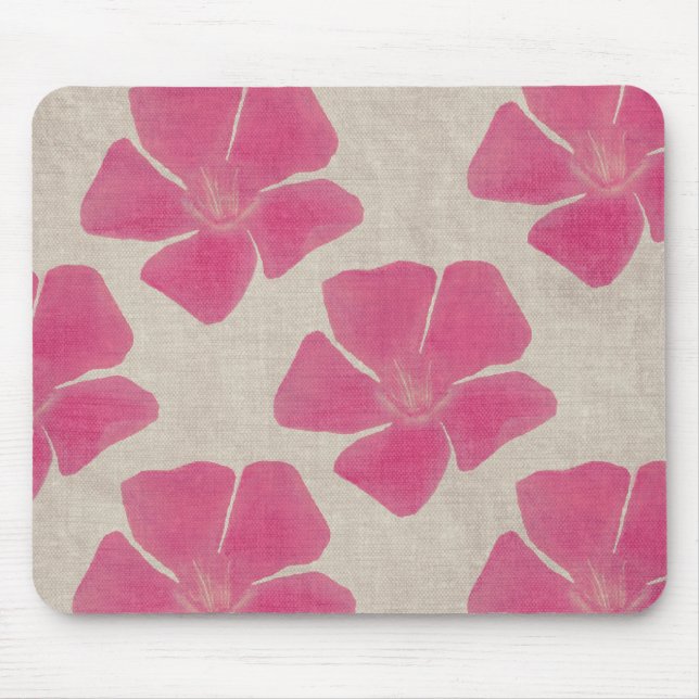 Rosa Flowers Mousepad Musmatta (Framsidan)